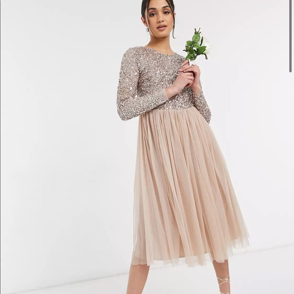 Taupe Blush Maya dress